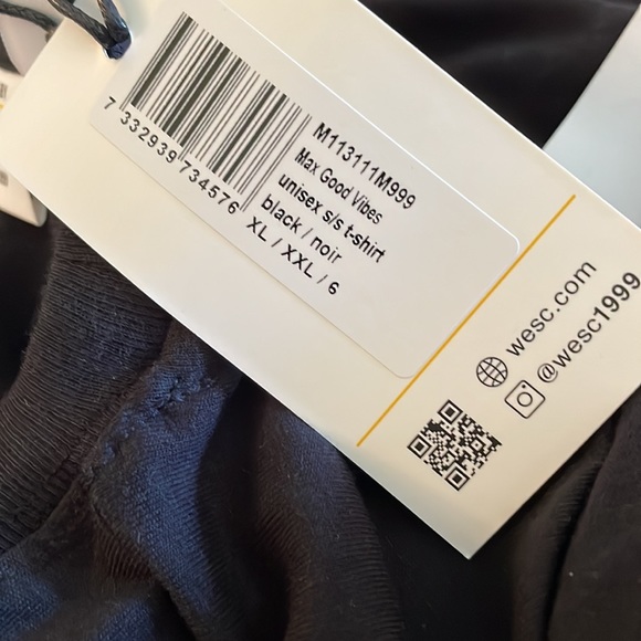 Wesc Men’s Good Vibes Tee Shirt in XL - Picture 3 of 4